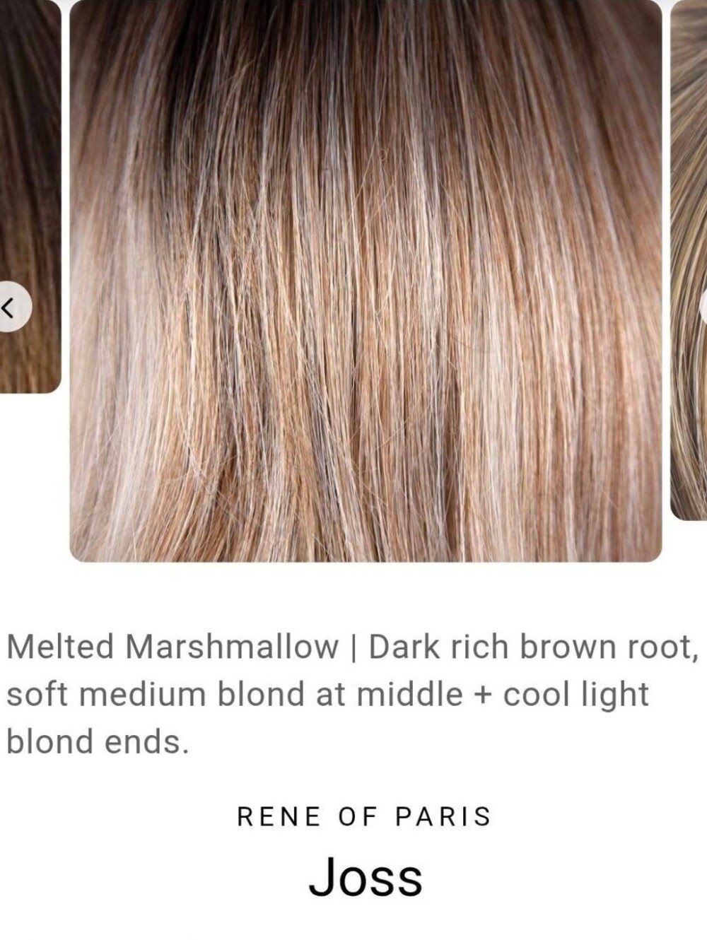 Rene Of Paris. Joss. Melted Marshmallow. NWT - Picture 2 of 11